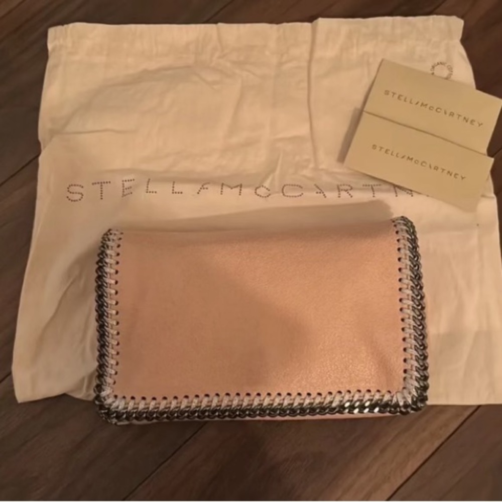 Stella McCartney Falabella Mini Flap Crossbody Bag Shaggy Deer (light pink)